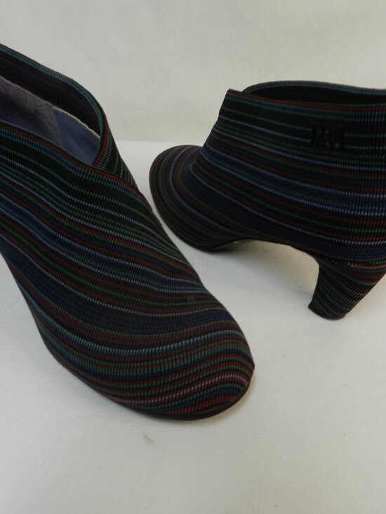 United Nude Shoes - United Nude Stretch Striped heels pumps shooties ankle Size Sz 38 US 8